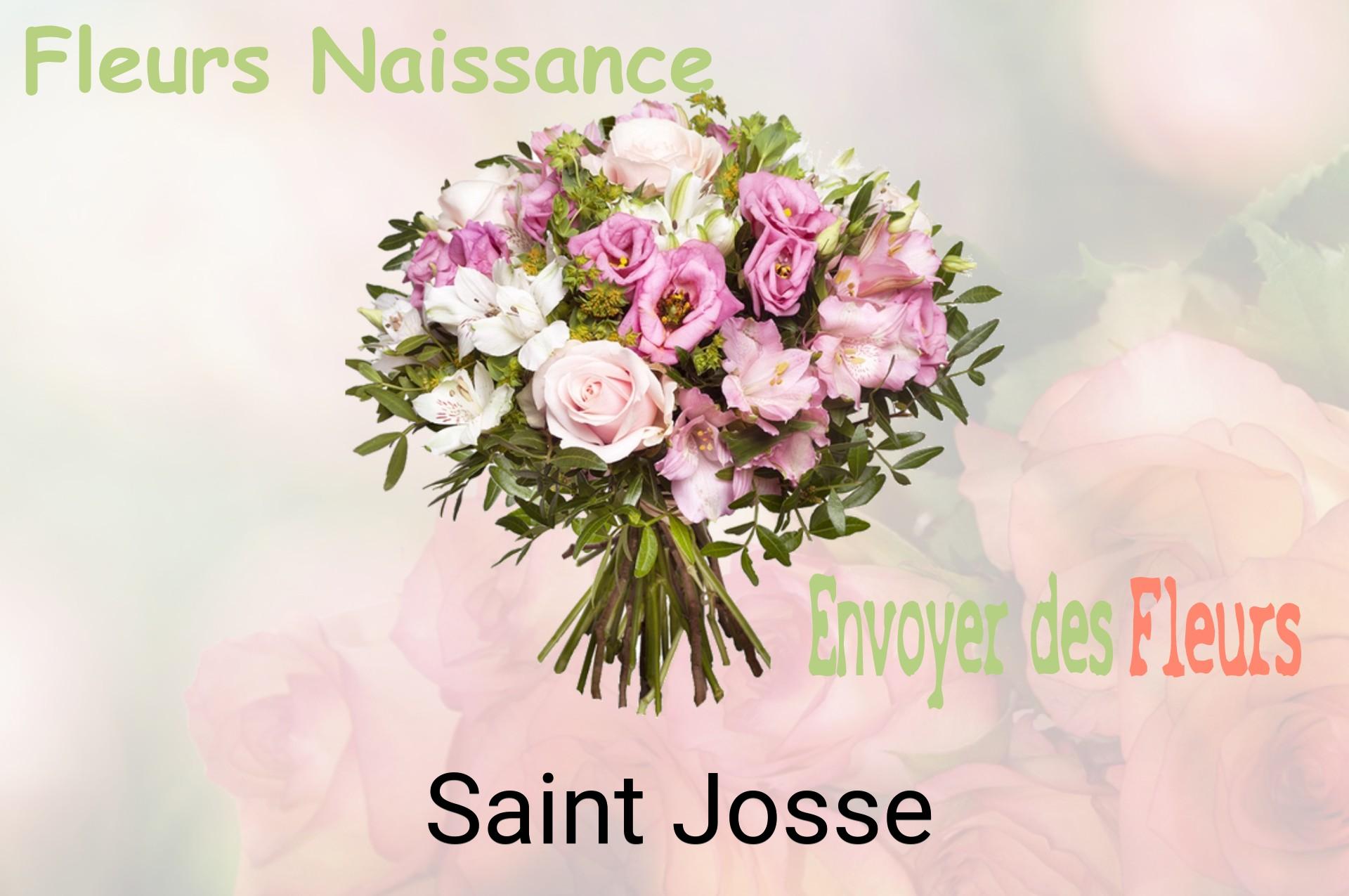 Bouquet de fleurs de naissance livré à Saint-Josse